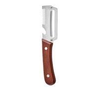veggie shredder potato skin remover manual fruit slicer paring knife wooden grip shredding tool cutter scallion shredder kitchen gadget multipurpose scraper rustproof blade carrot grater