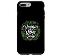 Veggie Vibes Only Plant Based Vegetarian Vegan Lifestyle Coque pour iPhone 7 Plus/8 Plus