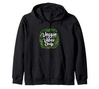 Veggie Vibes Only Plant Based Vegetarian Vegan Lifestyle Sweat à Capuche