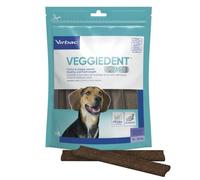 VeggieDent M lamelles à mâcher | Soin Dentaire pour Chiens | 3 x 15 | Virbac | Aliment complémentaire | Peut soutenir l’hygiène buccale et l’haleine fraîche | Pack de 3