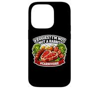 Veggies I'm Not A Rabbit Carnivore Diet Fan de Diet Mangeur de Viande Coque pour iPhone 14 Pro
