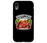 Veggies I'm Not A Rabbit Carnivore Diet Fan de Diet Mangeur de Viande Coque pour iPhone XR