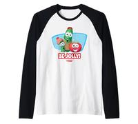 VeggieTales Be Jolly Christmas Carolers Manche Raglan