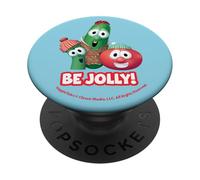 VeggieTales Be Jolly Christmas Carolers PopSockets PopGrip Adhésif