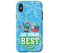 VeggieTales Do Your Best Larry The Cucumber & Bob The Tomato Coque pour iPhone X/XS