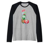 VeggieTales Ho Ho Ho Larry The Cucumber & Bob The Tomato Manche Raglan