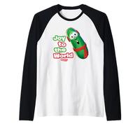 VeggieTales Joy to The World Larry The Cucumber Manche Raglan