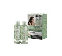 VEGLISS Kit Lissage Brésilien Maison à la Kératine Végétale - Shampooing 30ml +Traitement 120ml - Formule Vegan - Anti Frisottis Jusqu’à 12 Semaines - Hydrate et Contrôle le Volume (Après lissage)