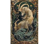 VEGlkj Panneau en métal du zodiaque Taureau des douze s, signe astrologique céleste, décoration d'intérieur, art mural rétro pour salon, bar, plaque horoscope vintage pour les amateurs d'astrologie