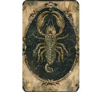 VEGlkj Panneau en métal du zodiaque Taureau des douze s, signe astrologique céleste, décoration d'intérieur, art mural rétro pour salon, bar, plaque horoscope vintage pour les amateurs d'astrologie