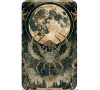 VEGlkj Panneau en métal du zodiaque Taureau des douze s, signe astrologique céleste, décoration d'intérieur, art mural rétro pour salon, bar, plaque horoscope vintage pour les amateurs d'astrologie