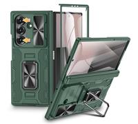 VEGO Coque pour Z Fold 7 avec béquille [appareil photo coulissant | Coque de protection intégrale de qualité militaire anti-chute pour Samsung Fold7 5G