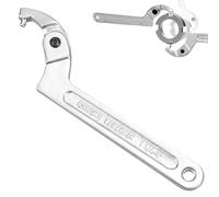 VEGOATY C Clé à ergot réglable 32-76 mm Clé à molette réglable pour écrou à rainurer, filtre à huile, clé à tenon, clé de nez, outil à main pour voiture, vélo, moto