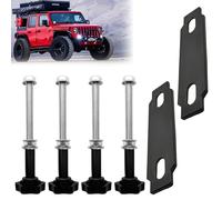 VEGOATY Kit d'outils de montage de plaque de sable pour camping-car : universel, rail L Track pratique, porte-bagages de toit, support de montage pour plaque de récupération, pour applications