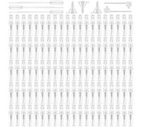 VEGOATY Lot de 100 vaporisateurs de parfum, 2 ml, mini flacons pulvérisateurs de voyage, flacons vides pour échantillons de parfum