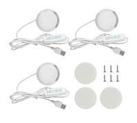 VEGOATY Lot de 3 lampes LED pour imprimante 3D : lampes LED alimentées par USB, trois couleurs, kit d'éclairage LED pour modèles d'imprimantes 3D, utilisation polyvalente avec différents modèles