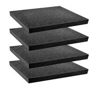 VEGOATY Lot de 4 blocs de mousse prédécoupée pour appareil photo et outils 405 x 305 x 10 mm