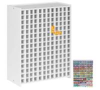 VEGOATY Porte-marqueurs, 180 stylos, organisateur de bureau, porte-crayons, crayons, marqueurs, petits artistes, coiffeuse, boîte de rangement en plastique pour la maison, l'école