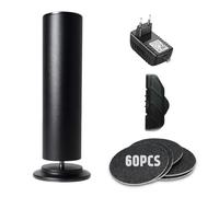 VEGOATY Râpe électrique pour callosités : lime électrique professionnelle pour pieds avec tampon de rechange de 60, vitesse réglable, pieds pour peaux mortes (noir)