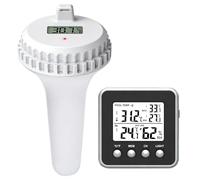 VEGOATY Thermomètre Numérique De Piscine Sans Fil Avec Capteur Numérique, Installation Facile, Pour Piscine, Baignoire, Étang Et Aquarium