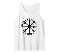 Vegvisir Boussole Viking Guidance Nordic Mythology Rune Débardeur