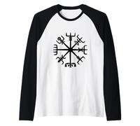Vegvisir Boussole Viking Guidance Nordic Mythology Rune Manche Raglan
