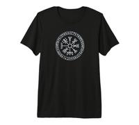 Vegvisir Viking Kompass Odin Wotan Norse Mythology Krieger T-Shirt Haut de Gamme