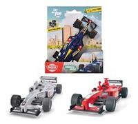 Dickie Toys Voiture Formule Racer 14 cm, corde à tirer, dès 3 ans, échelle 1:32, couleur aléatoire