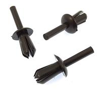 Vehicle Clips Lot de 10 Rivets de 5 mm en plastique pour enjoliveurs de roue, logement de roue / doublure & plinthes P/N - 51-16-1-881-149, 51161881149, 51160154946, 51-16-0-154-946