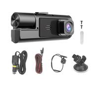 Vehicle Dash Recorder - Daul Channel Cam, High Definition Video Capture Unit, Intelligent Lens Setup | Car Truck Parking Trip Security Device, Driver Assistance Equipment, Road Trip Monitoring Gear