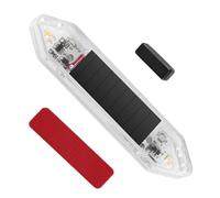 Vehicle Door Warning Lights - Solar Car Door Lights, Anti Collision Flashing Led Lamp with Motion Sensor, Safety Light for Sedan Suv, Automatic Flashing Warning Light for Night Travel Commuting