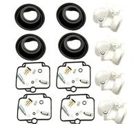 [Vehicle parts] 4 ensemble for Suzuki for Bandit 1200 for GSF1200S 1997-2000 Kit de réparation de carburateur de moto pièces de diaphragme à flotteur [Replacement]