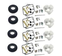 [Vehicle parts] Kit de réparation de carburateur for Suzuki for Bandit 400 for GSF400 for GK75A Membrane flottante 4X [Replacement]