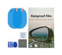 Vehicle Side Mirror Shield, Advanced Fog-Resistant Layer, Hydrophobic Protective Film, Mist-Blocking Guard, Evening Commute Safety, SUV & Truck Enhancement, Auto Glass Cover for Wet and Cold Weather