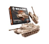 Véhicule à construire - LITTLE STORY - World of Tanks Panzer - Bois découpé laser - Sans colle - Code bonus World of Tanks