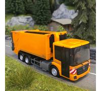 Herpa 319003 H0 Modèle réduit de camion Mercedes Benz Camion à déchets à pression Econic FAUN VARIOPRESS, orange local