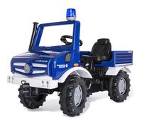 Véhicule à pédales - ROLLY TOYS - Unimog à pédales - Bleu - Siège réglable - 4 roues