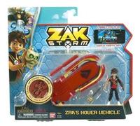 Véhicule aéroglisseur avec figurine Zak Storm Bandai Multicolore G