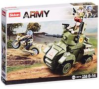 Sluban Briques de construction Véhicule d'artillerie anglais Armée