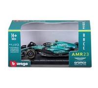 Véhicule avec figurine Bburago Aston Martin F1 Racing Pilote Alonzo avec casque Multicolore G