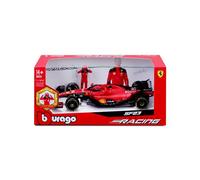 Véhicule avec figurine Burago Ferrari F1 Pilote Leclerc avec casque 2024