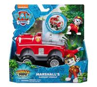 PAW Patrol - Pat Patrouille - Véhicule Figurine Marcus Jungle Pups - Voiture Figurine À Collectionner - Thème Jungle - Pat Patrouille Jouet - Voiture Enfant - Jouet Enfant 3 Ans Et +