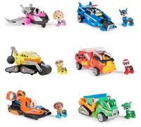PAW Patrol : La Super Patrouille le film, Voiture avec figurine articulée Chase Super-Chiots, sons et lumières, jouets pour filles et garçons camion partir de 3 ans