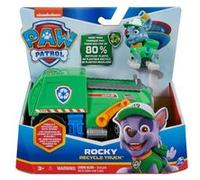 PAW Patrol - Pat Patrouille - Véhicule Figurine Rocky - Voiture Figurine À Collectionner - Pat Patrouille Jouet - Plastique Recyclé - Voiture Enfant - Jouet Enfant 3 Ans Et +