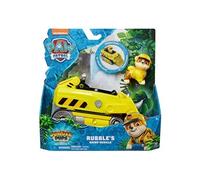 Paw Patrol Voiture figurine Ruben Jungle Pups – Thème jungle – À collectionner – 3 ans+