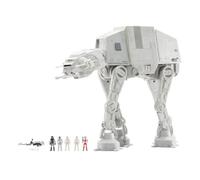 Star Wars Figurine véhicule AT-AT 25 cm avec 5 micro-figurines 3 cm Wave 2