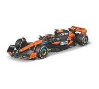 BBurago Véhicule F1 McLaren MCL38 Miami 2024 Norris avec casque Multicolore E