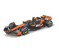 Véhicule Bburago F1 McLaren MCL38 Miami Piastri avec casque Multicolore G