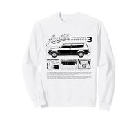 Véhicule Break rétro Austin Allegro 3 de British Motor Heritage Sweatshirt