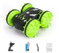 Véhicule cascadeur radiocommandé pour enfant, jouet pour garçon, Double face, amphibie elfes, 2.4G, idée cadeau, D878